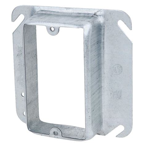 4 electrical box wtih plaster ring|electrical outlet mud ring.